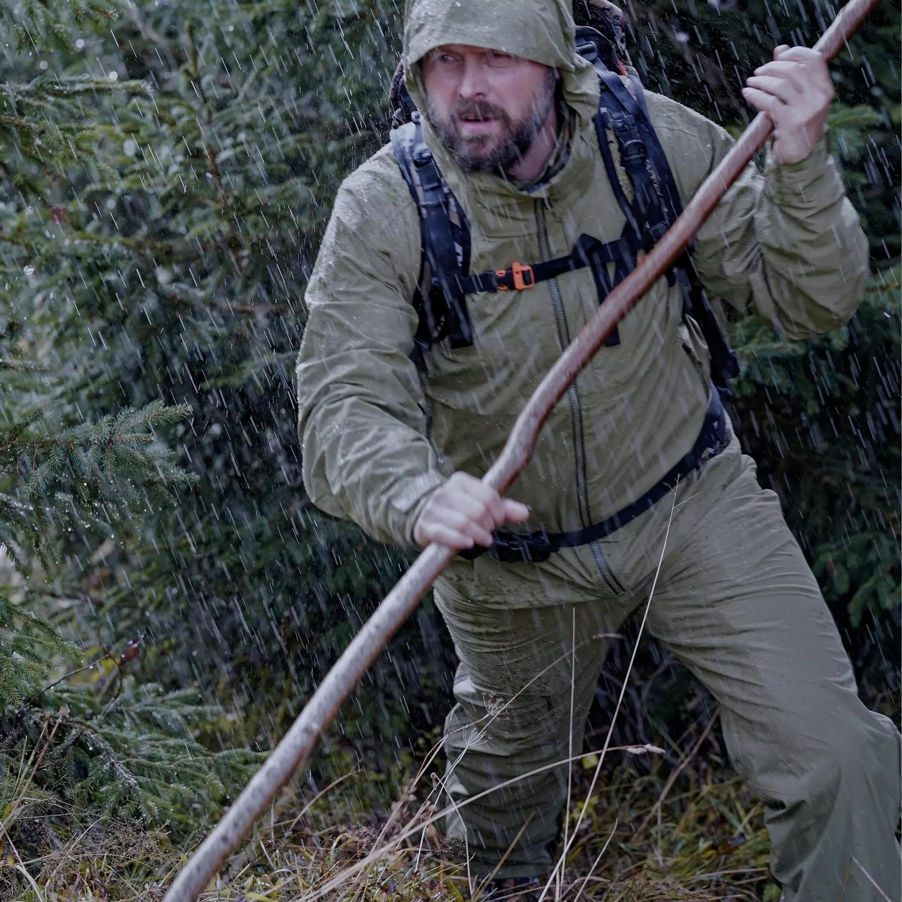 Pantalón BLASER HunTec Venture 3L Camo / Verde