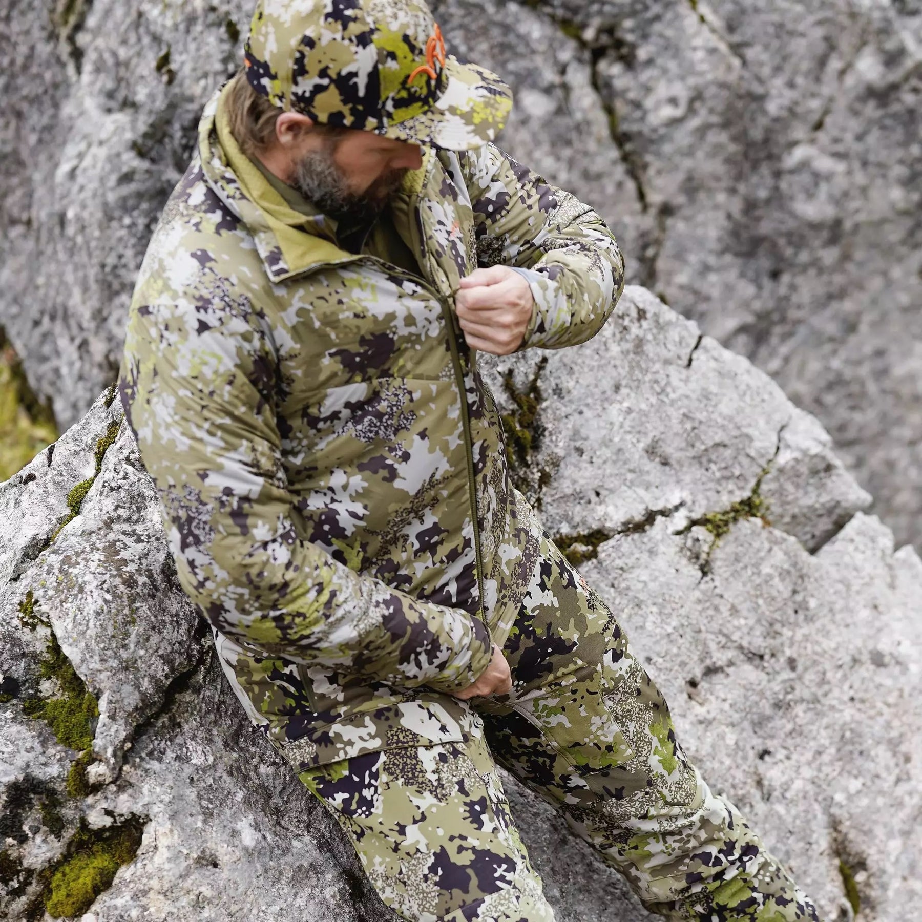 Chaqueta BLASER HunTec Camo / Verde Operator