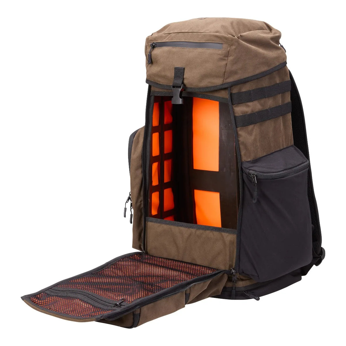 Mochila Browning Hybrid Verde 35 L con taburete