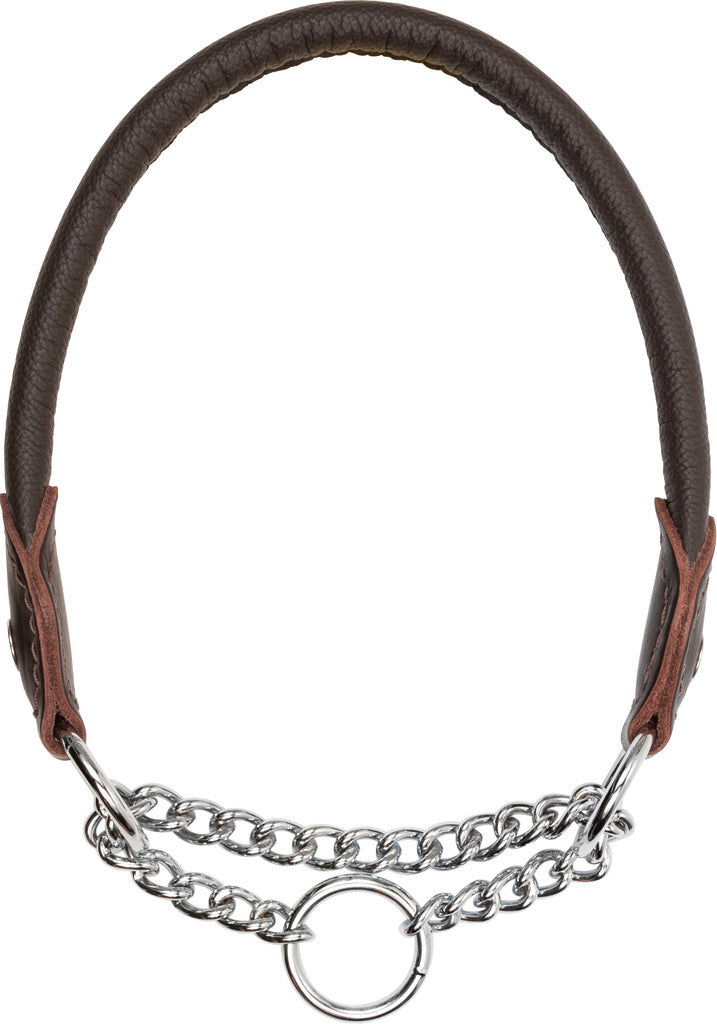 Collar de cuero BLASER para perro – Br2 marrón2