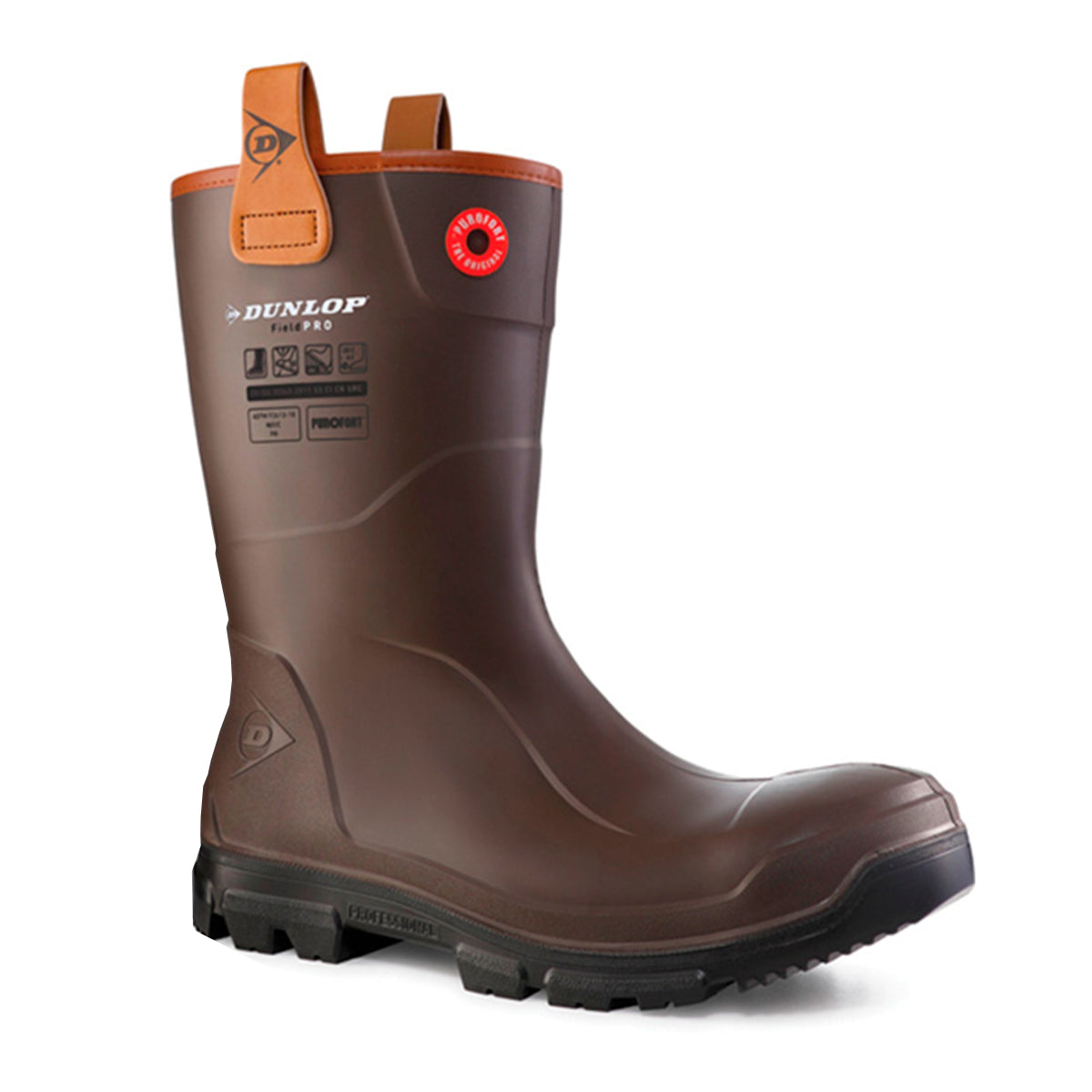 Bota de borracha Dunlop RigPro Dark Brown
