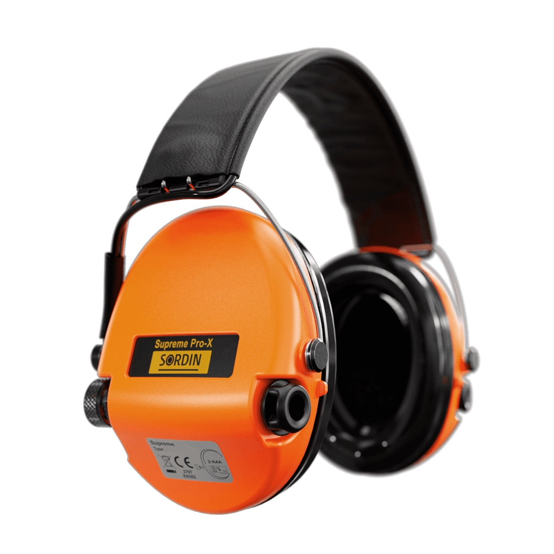 Protector Auditivo Electrónico SORDIN Supreme Pro-X banda de cuero