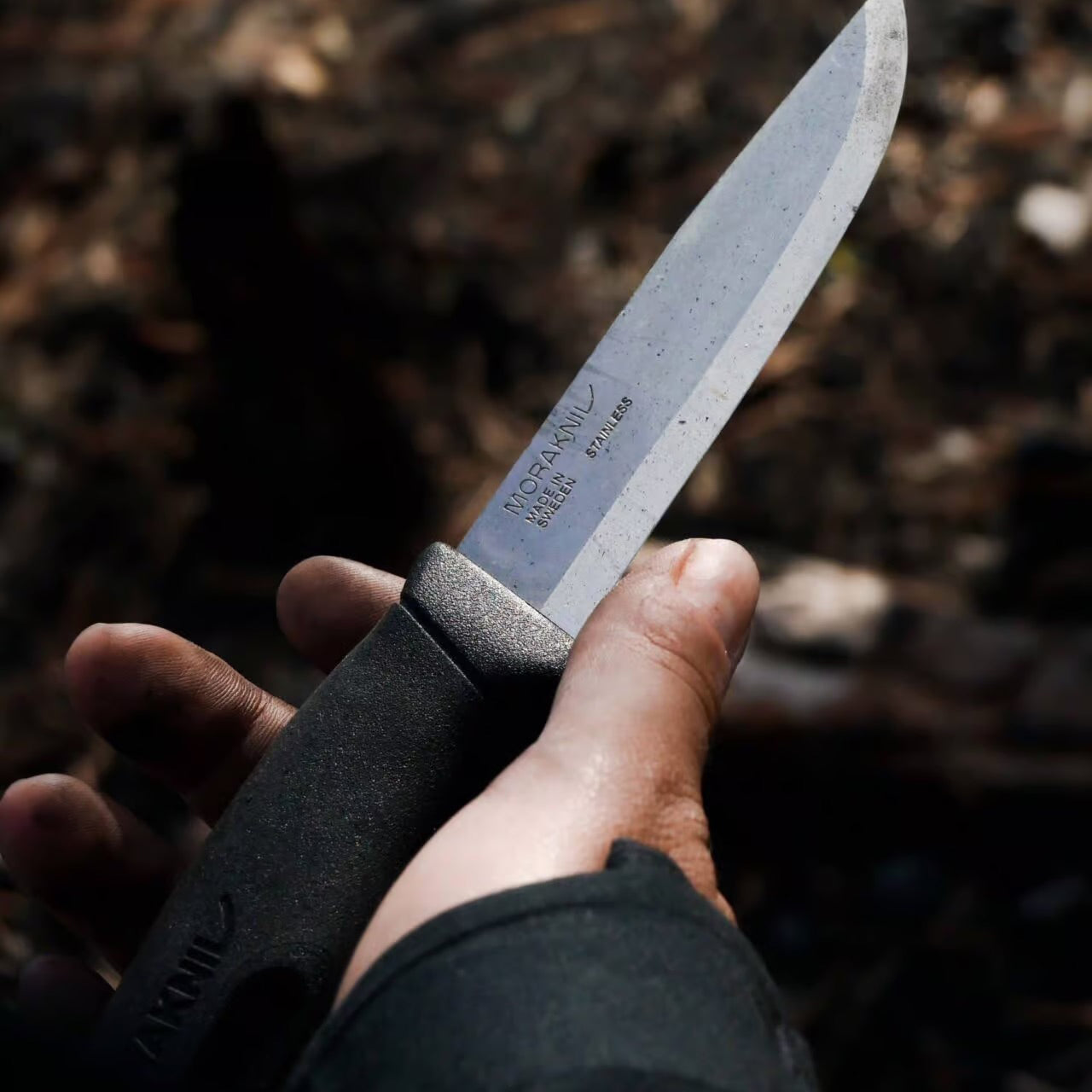 Cuchillo compacto Morakniv Companion Spark (S) en acero inoxidable + Pedernal