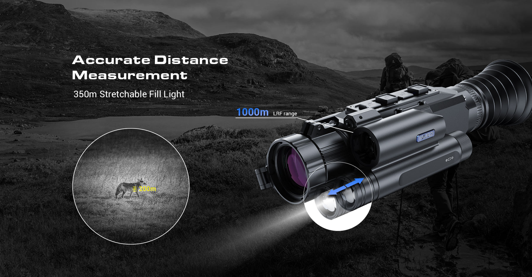 Visor nocturno PARD NV-S450CL IR 850 / IR 940