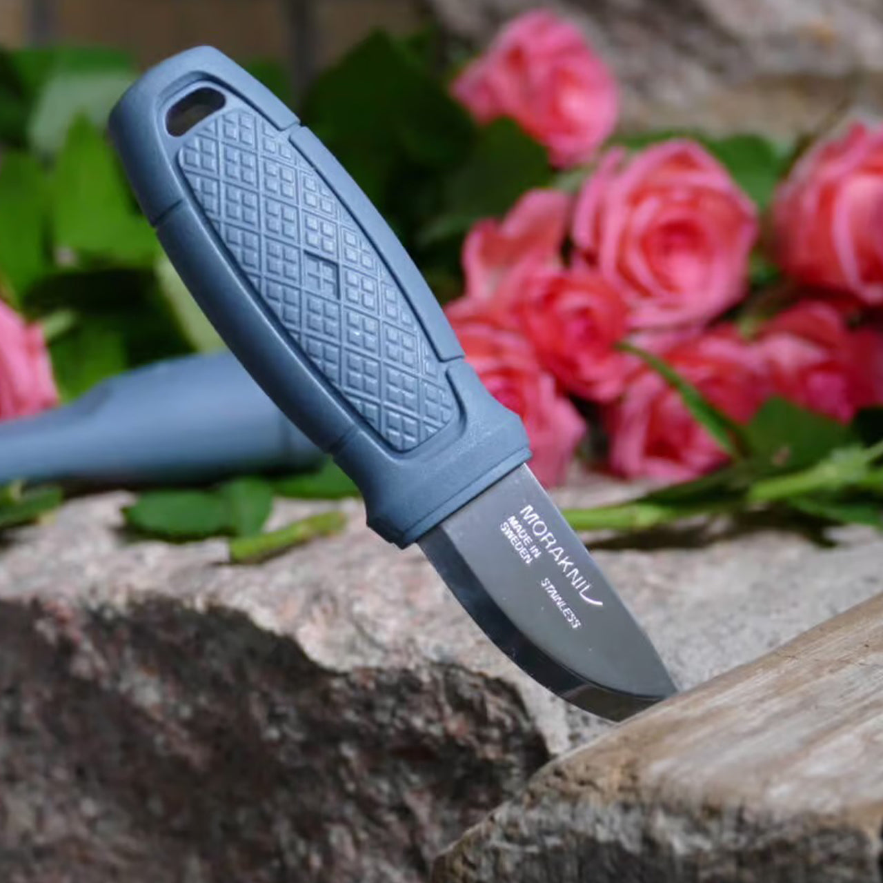 Cuchillo compacto Morakniv Eldris LightDuty (S) en acero inoxidable versión pulida