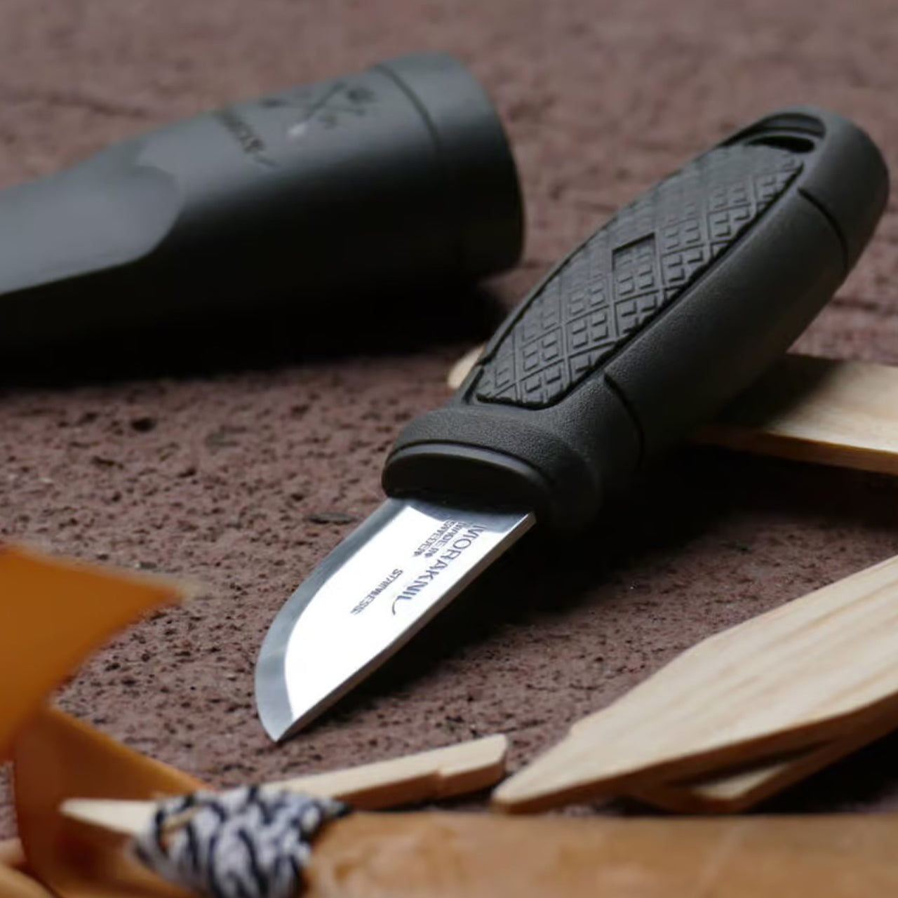 Cuchillo compacto Morakniv Eldris LightDuty (S) en acero inoxidable versión pulida