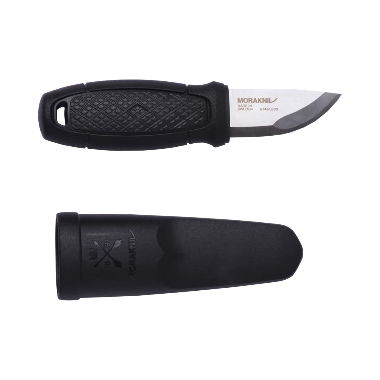 Cuchillo compacto Morakniv Eldris con bucle para cinturón (S) en acero inoxidable 12C27