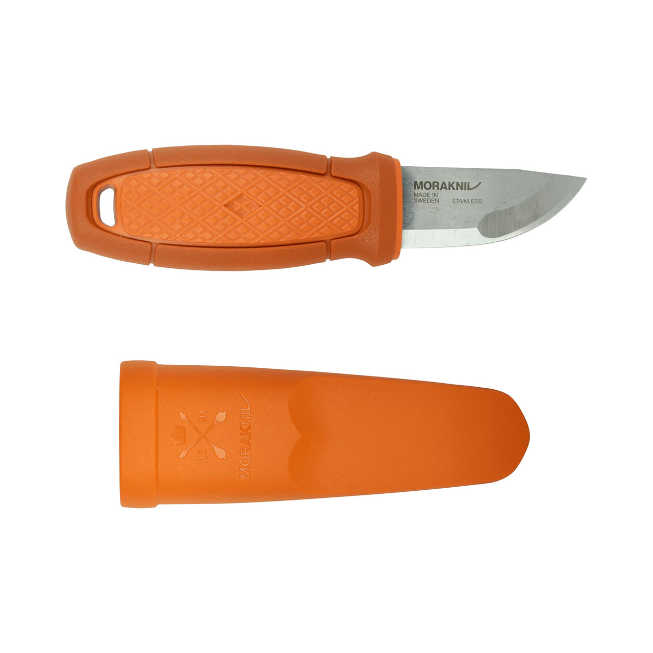 Cuchillo compacto Morakniv Eldris con bucle para cinturón (S) en acero inoxidable 12C27
