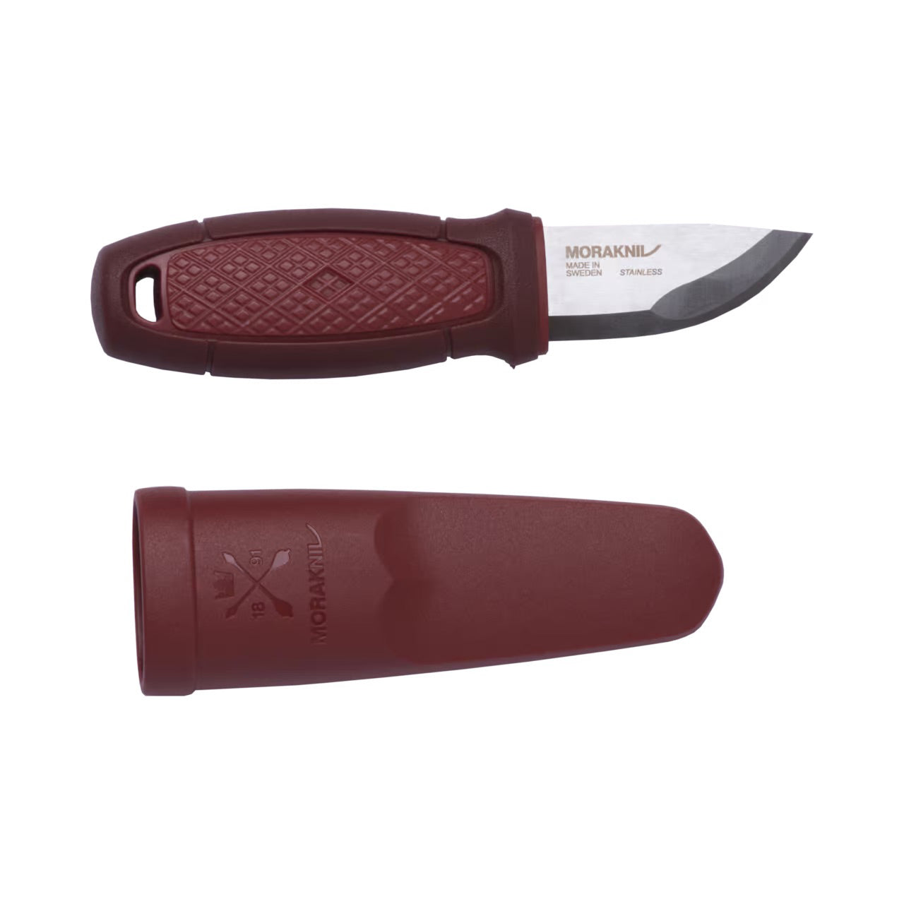 Cuchillo compacto Morakniv Eldris con bucle para cinturón (S) en acero inoxidable 12C27