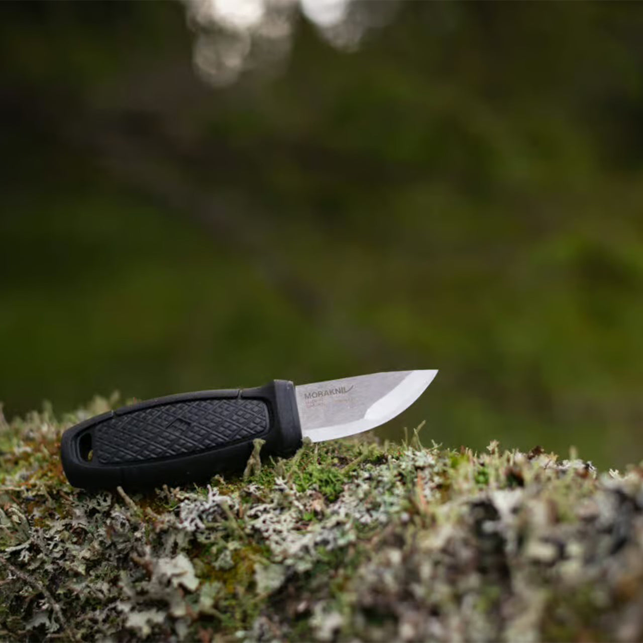 Cuchillo compacto Morakniv Eldris con bucle para cinturón (S) en acero inoxidable 12C27
