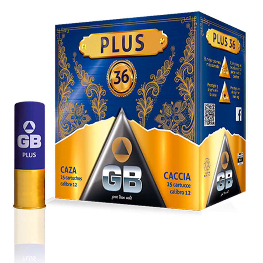 Cartuchos Caza GB Plus 36 - Calibre 12