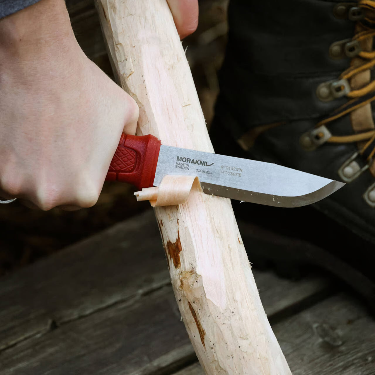 Cuchillo de supervivencia Morakniv Garberg (S) en acero inoxidable 14C28N
