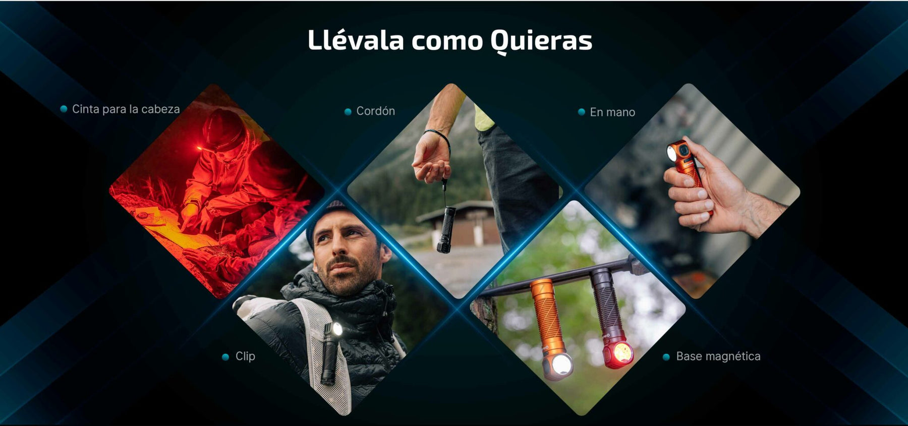 Linterna LED OLight Perun 3 3000 lúmenes