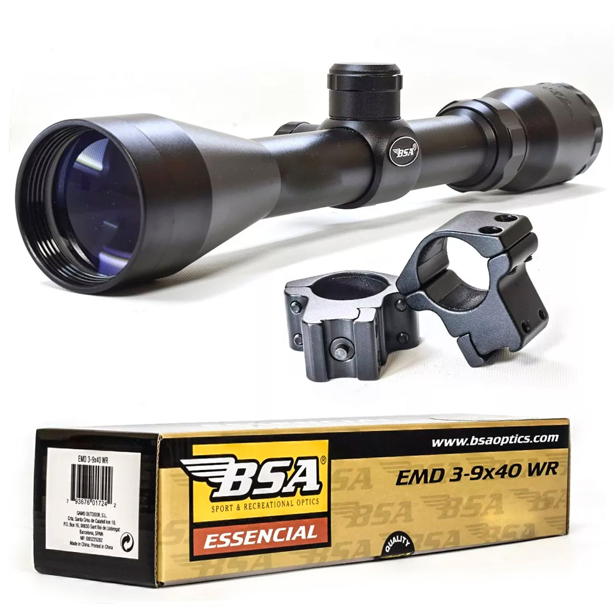 OFERTA ESPECIAL Visor económico BSA 3-9x40 WR