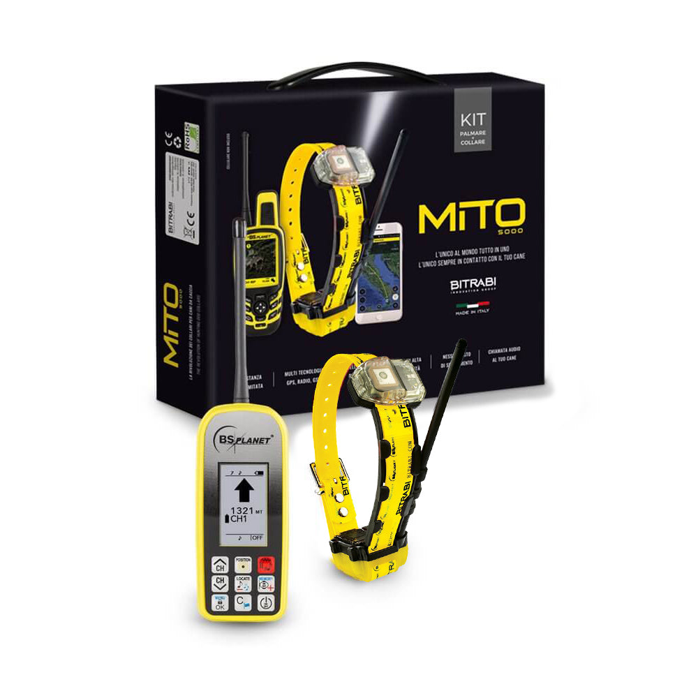 Kit Collar Radio GPS Mito 5100 + Mando localizador BS 103 Legend BITRABI