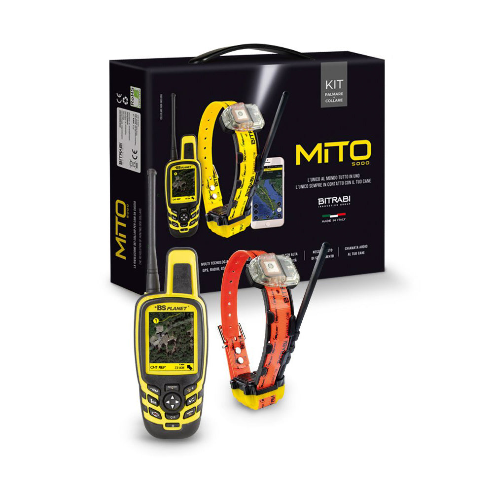 Kit Collar GPS MITO 5300 + Mando localizador BS Planet 3000 BITRABI