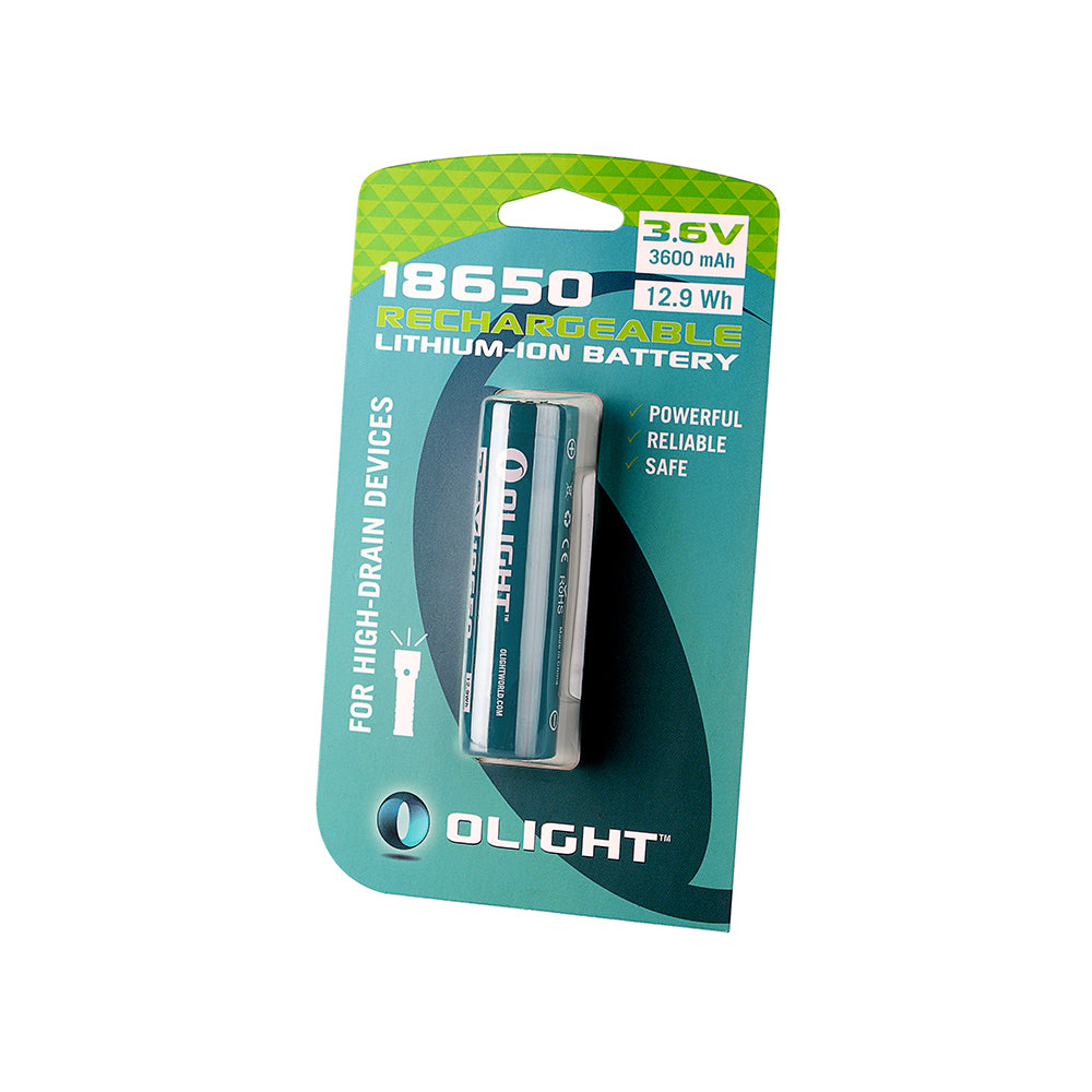 Pila Recargable Olight 18650 3600mAH con PCB