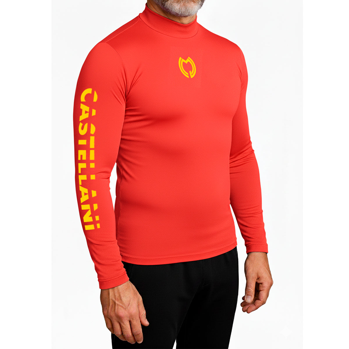 Camiseta térmica manga larga Castellani - LIQUIDACION POR REFORMA - ROJA O GRIS