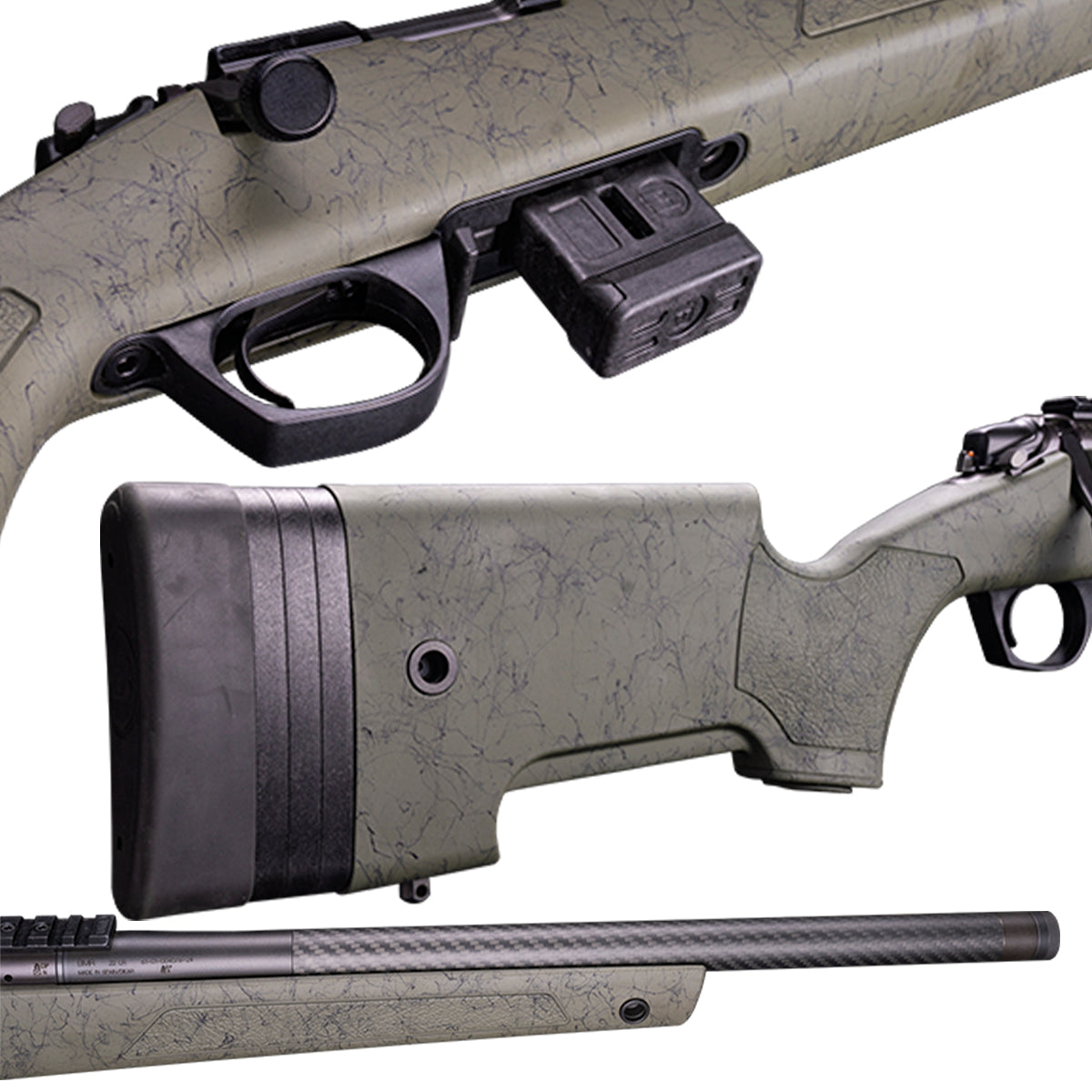 Rifle de cerrojo Bergara Rimfire BMR-X Carbon
