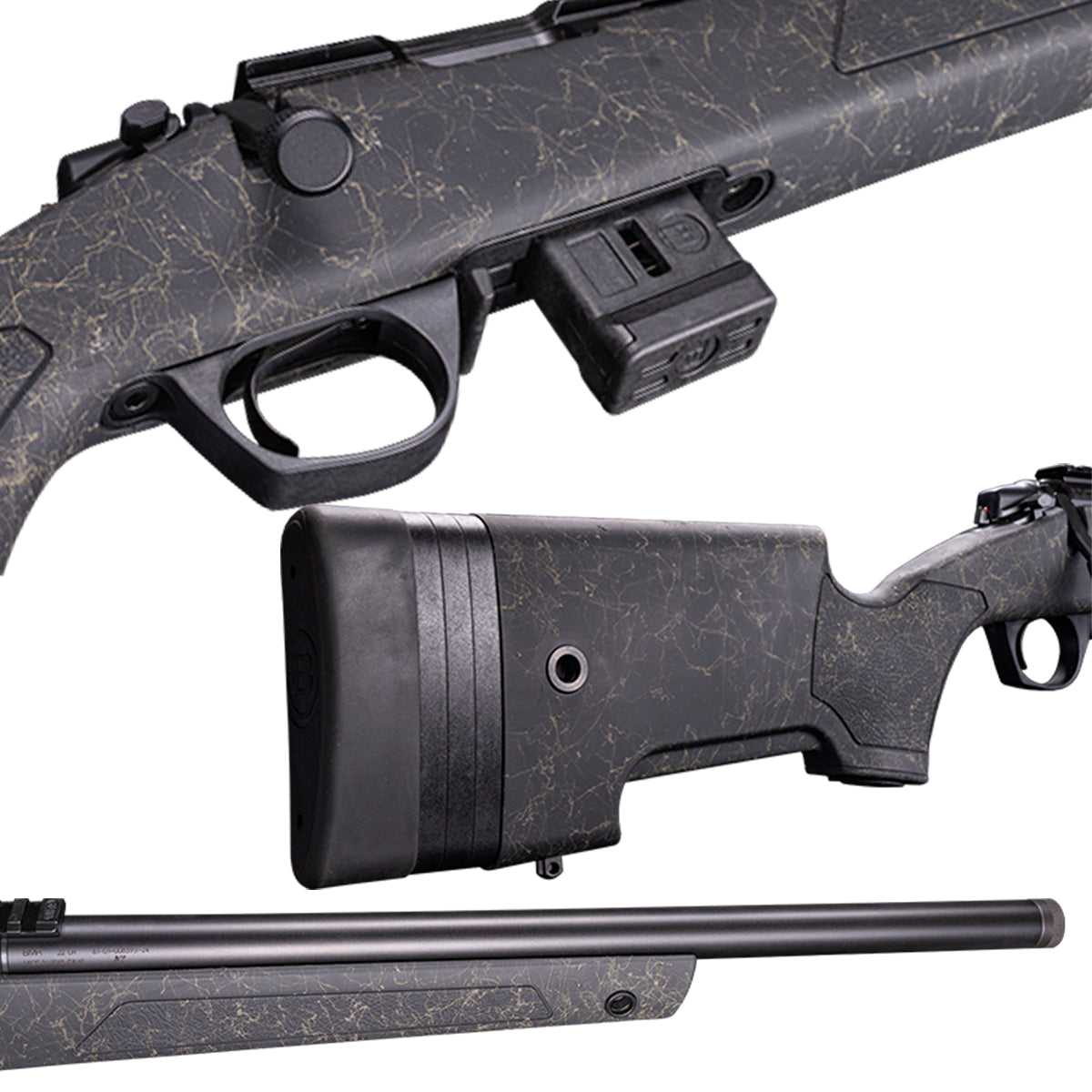 Rifle de cerrojo Bergara Rimfire BMR-X Steel