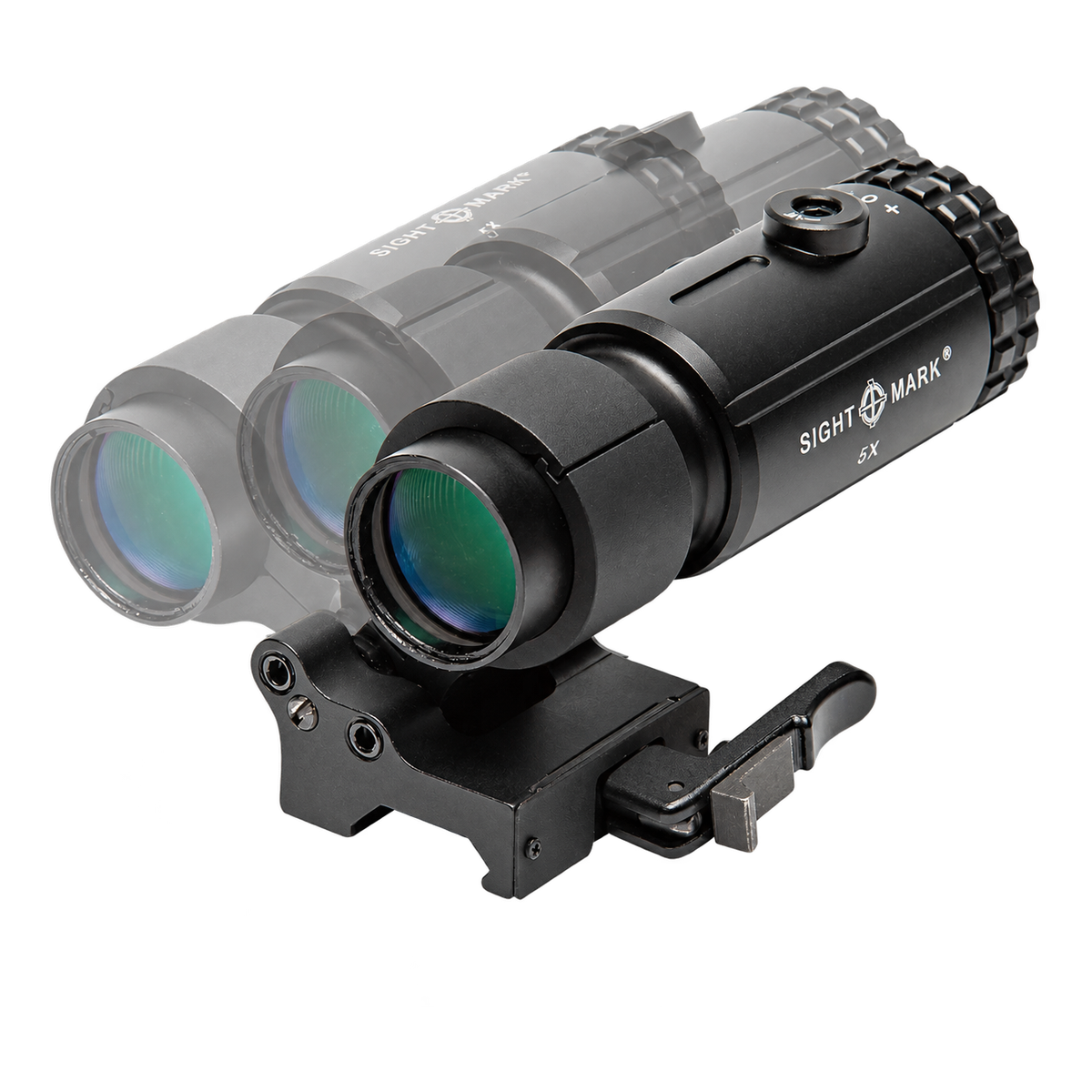 Magnificador Sightmark T-5 5x con montura abatible LQD, vista 2