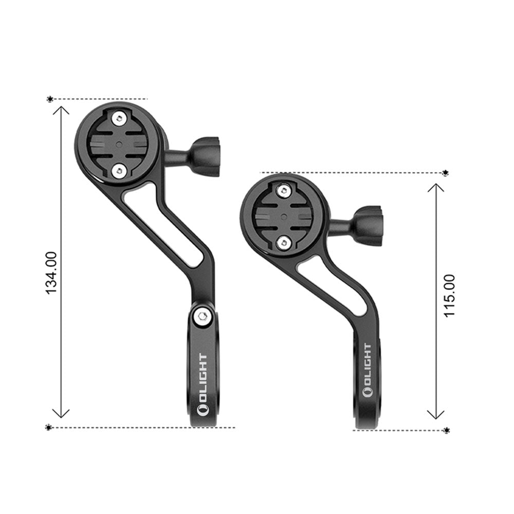 Soporte TTA GPS para Bicicleta OLIGHT Montaje delantero para luz y GPS