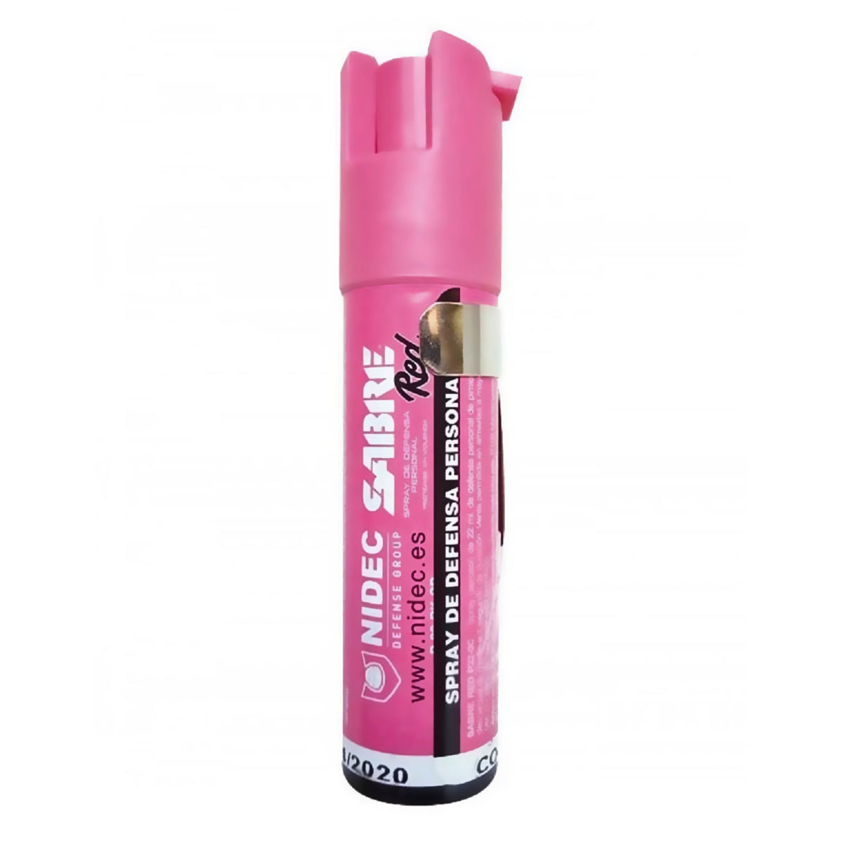 Spray de defensa personal Unidec Sabre Red Pink Homologado