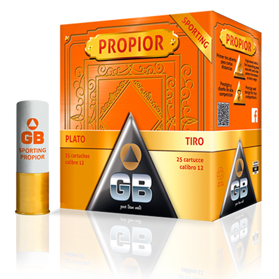 Cartuchos Tiro GB Sporting Propior - Calibre 12