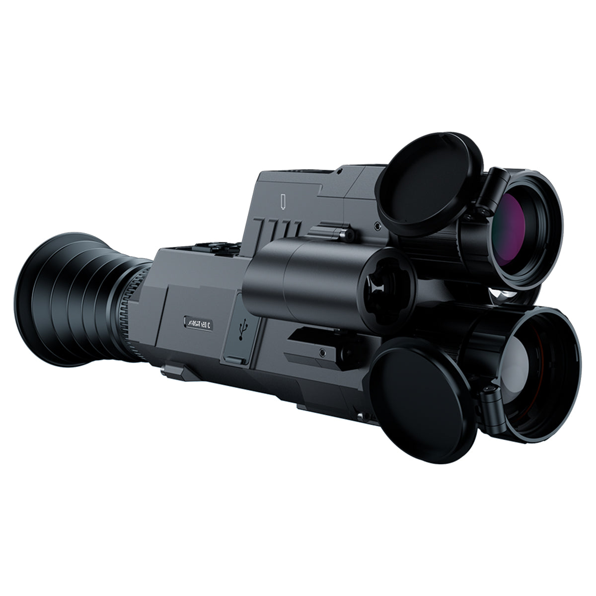 Visor multiespectro térmico para rifle PARD Landsat 256 Mini con infrarrojo y telémetro