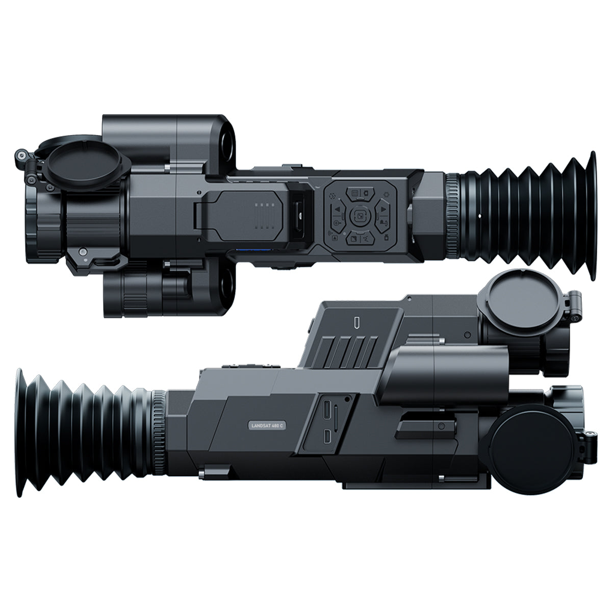 Visor multiespectro térmico para rifle PARD Landsat 256 Mini con infrarrojo y telémetro