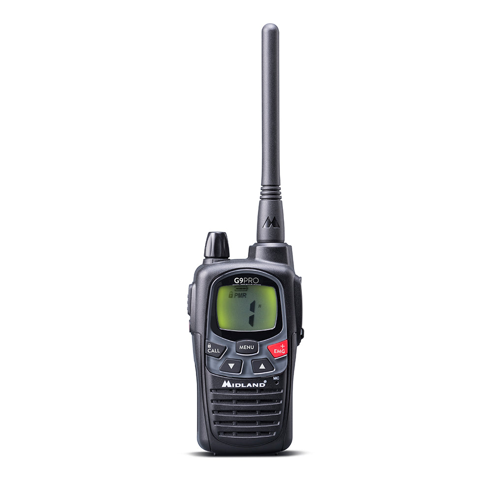 Walkie Talkie MIDLAND G9 Pro bibanda PMR446/ LPD