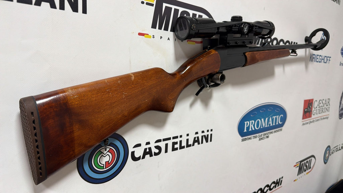 OCASION Rifle monotiro Baikal IZH cal. .308 Win + visor y monturas