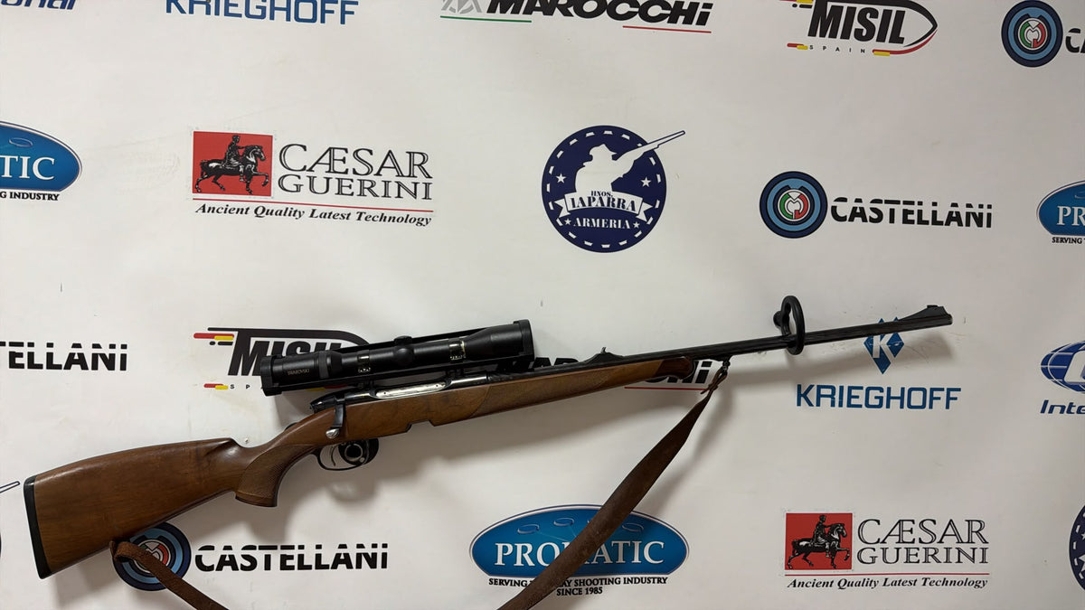 OCASION Rifle de Cerrojo MANNLICHER C/ 7mm RM + Swarovski Habicht 1,5-6x42