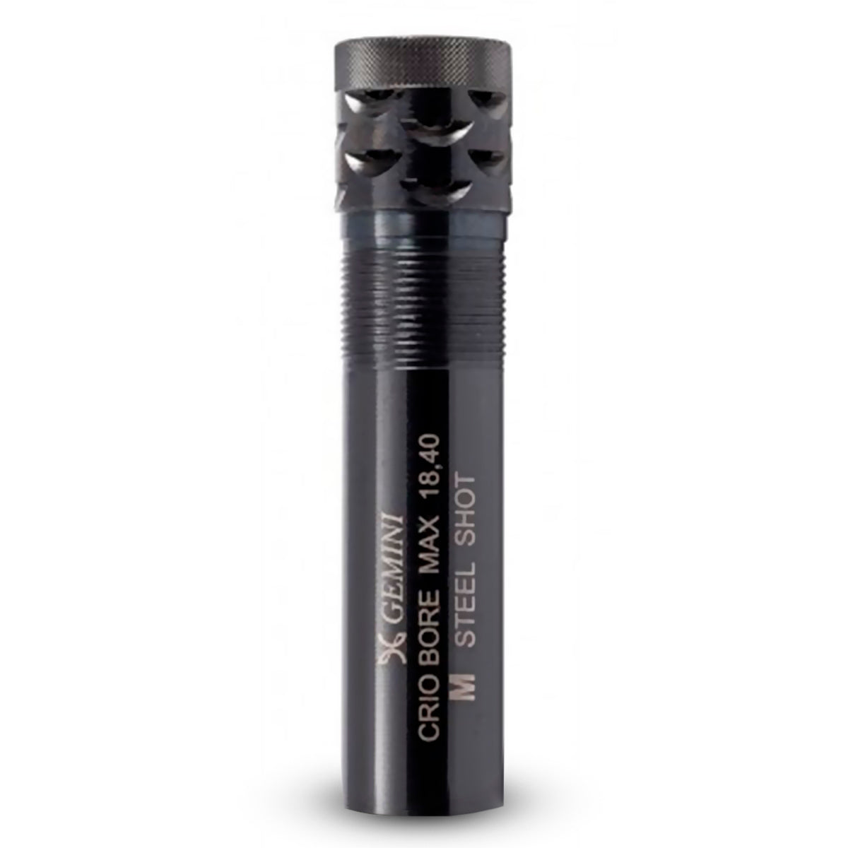 Choke Gemini Freno de boca +20mm Crio (70mm) calibre 12 para escopetas de caza y tiro deportivo