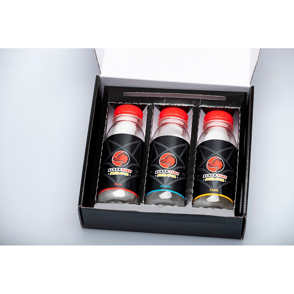 Atrayente Pack 3 Botellas Black Fire Predator 80 Gr