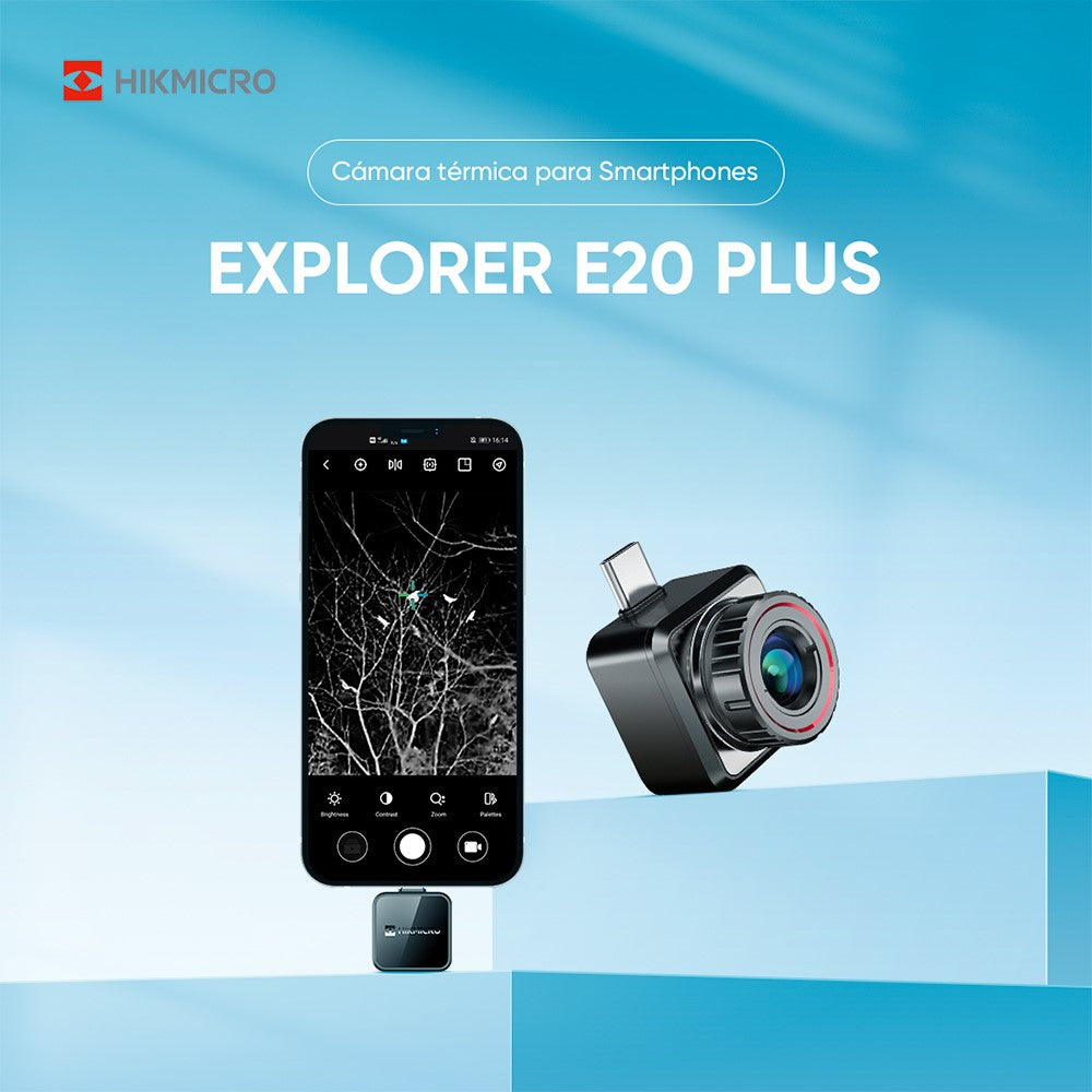 Cámara Térmica HIKMICRO para Smartphones Explorer E20 Plus