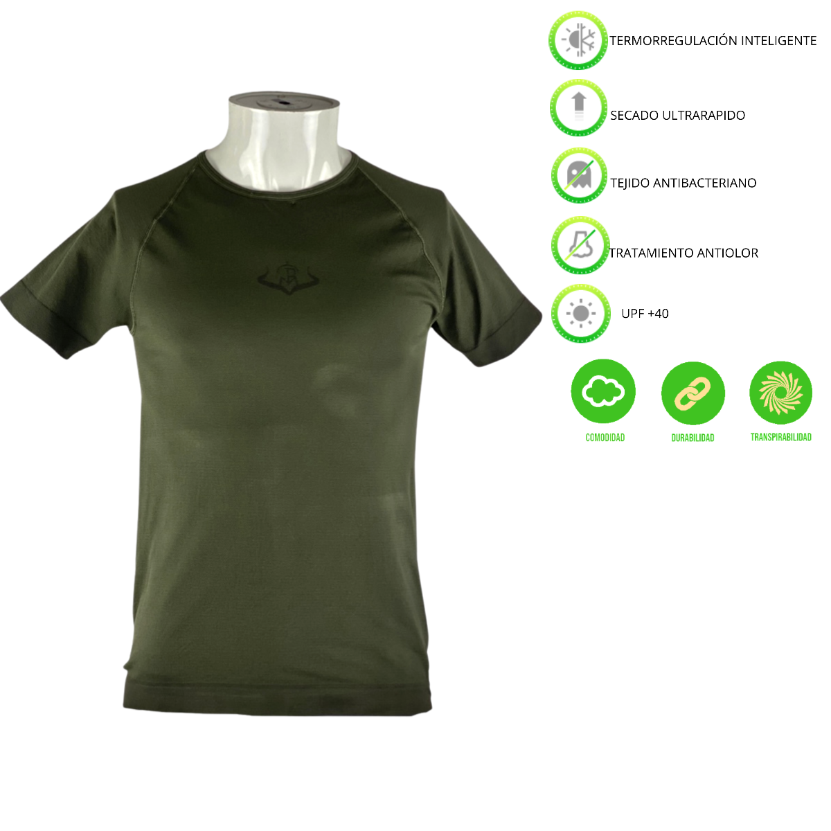 Camiseta Termorreguladora Pasión Morena Almanzor Unisex