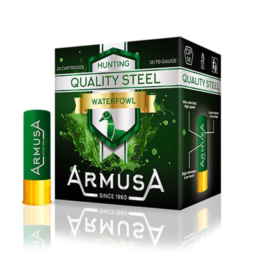 Cartuchos de caza ARMUSA Quality Steel - Calibre 12