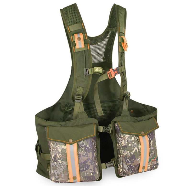 Chaleco Mochila Nature by Marsupio Suede Jungla Camo 18L