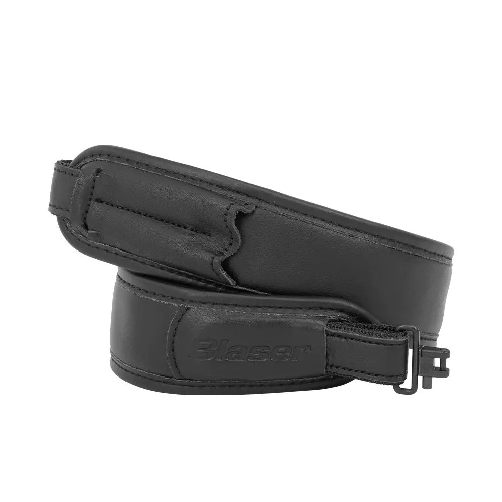 Correa para Rifle de Cuero Negro de Blaser