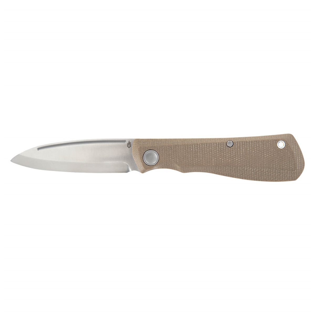 Cuchillo plegable Mansfield filo liso micarta GERBER