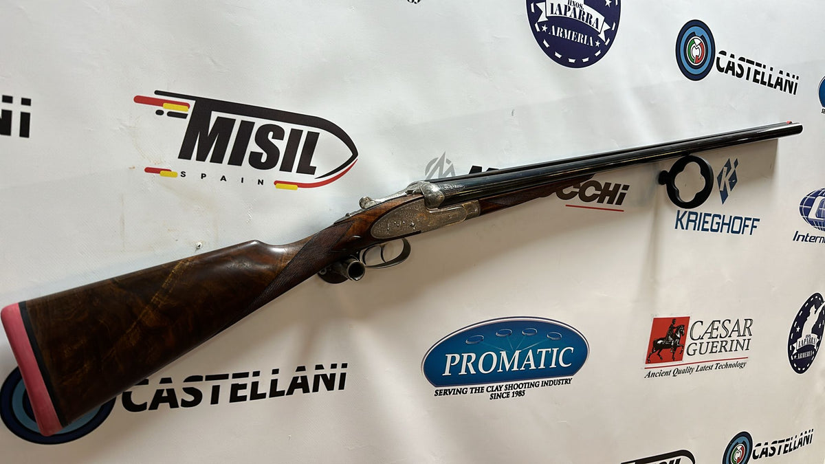 Escopeta Paralela Grulla C/12  Con 2 Cañones