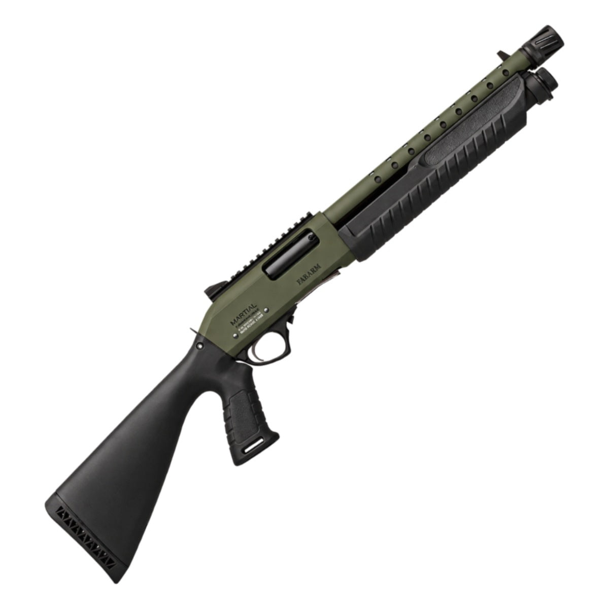 Escopeta Fabarm Martial OD Green en diagonal