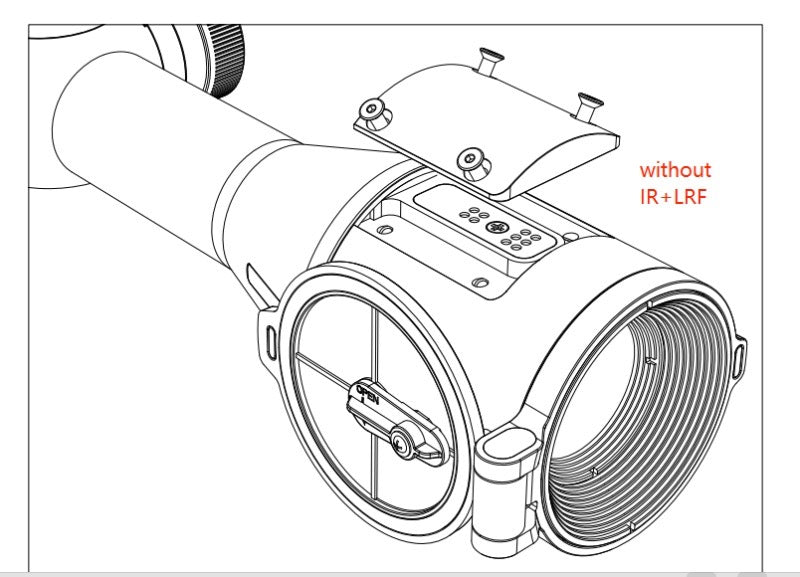 Módulo Iluminador IR y Telémetro LRF PARD IL1 para Night Stalker 4K Pro/eX