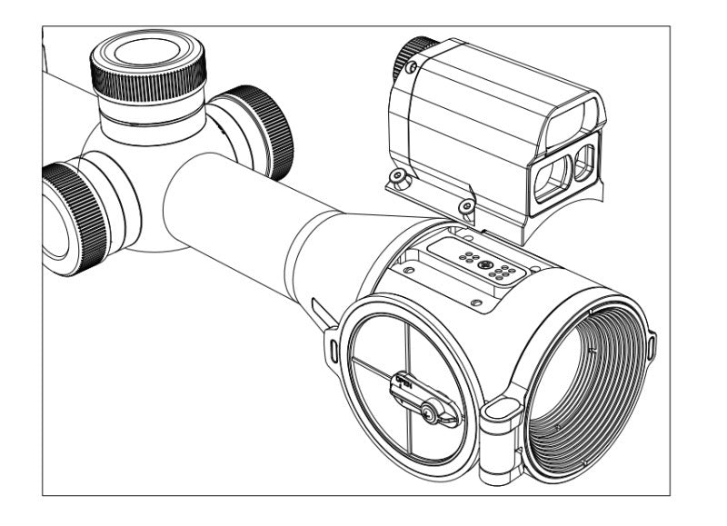 Módulo Iluminador IR y Telémetro LRF PARD IL1 para Night Stalker 4K Pro/eX