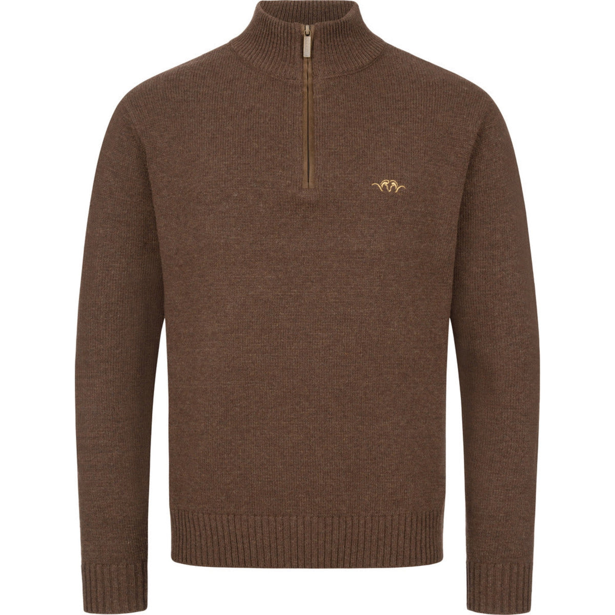 Jersey de lana BLASER media cremallera para hombre