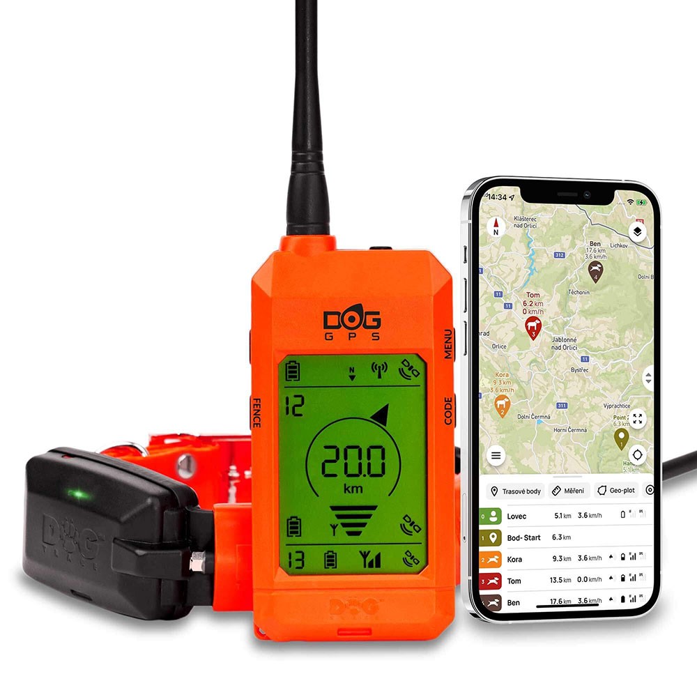 Equipo localizador Dogtrace GPS X30 color naranja