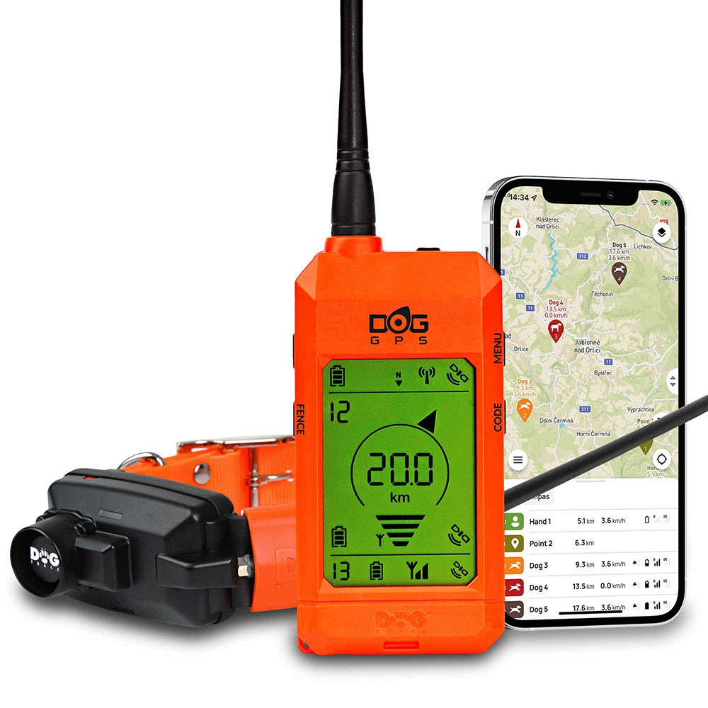 Equipo localizador Dogtrace GPS X30-B color naranja