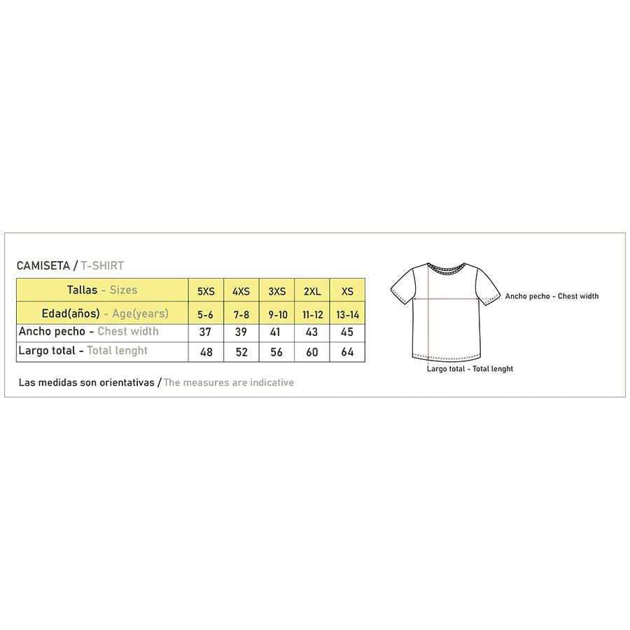 Camiseta técnica Benisport kaqui / amarillo infantil