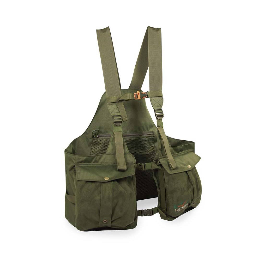 Chaleco-mochila de caza Nature by Marsupio Suede Jungla Pro 18L